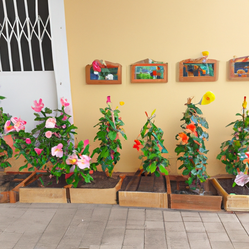 Ideias para Construir um Hibisco Belladonna Showcase Garden